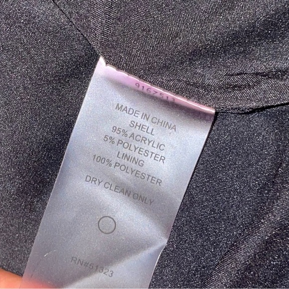 NEW Vince Camuto Spring Windowpane Tweed Open Front Jacket - Picture 7 of 10